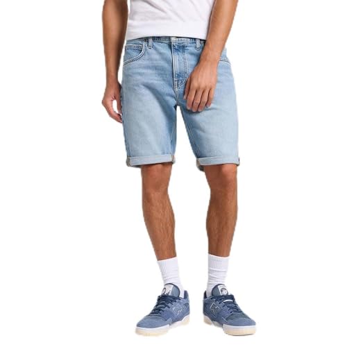 Lee Herren 5 Pocket Denim Shorts, Dwight Light, 30W EU von Lee