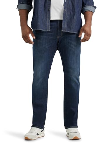 Lee Herren Big & Tall Extreme Motion Athletic Taper Jeans, Blauer Strike, 54W / 32L von Lee