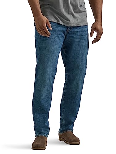 Lee Herren Big & Tall Extreme Motion Straight Taper Jeans, Maddox, 58W / 30L von Lee