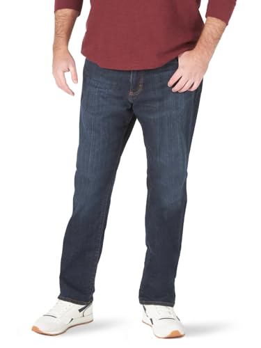 Lee Herren Big & Tall Modern Series Extreme Motion Straight Fit Jeans, nachteule, 48W / 34L von Lee