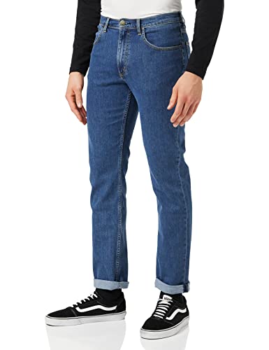 Lee Herren Brooklyn Straight Jeans,Blue Black,46W / 34L von Lee