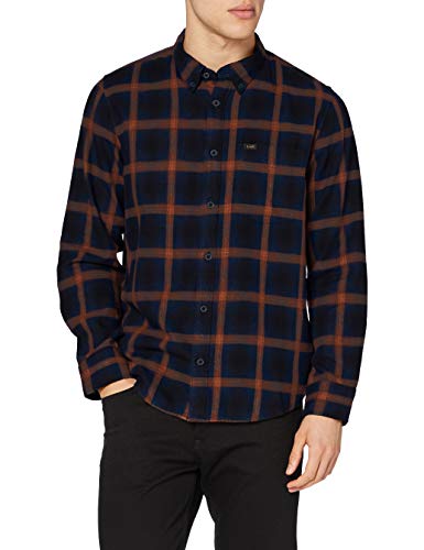 Lee Herren Button Down Shirts, Navy, Large Lee Herren Button Down Shirts, Navy, Large von Lee