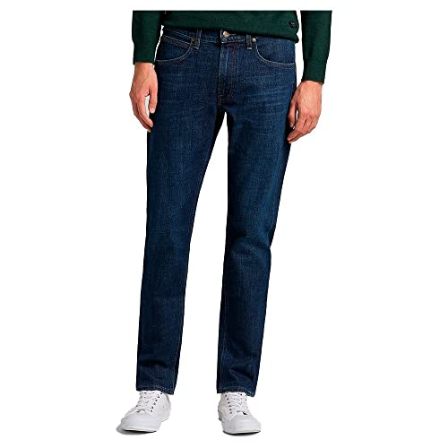 Lee Herren Daren Zip Fly Jeans, Dark Bluegrass, 38W / 30L von Lee