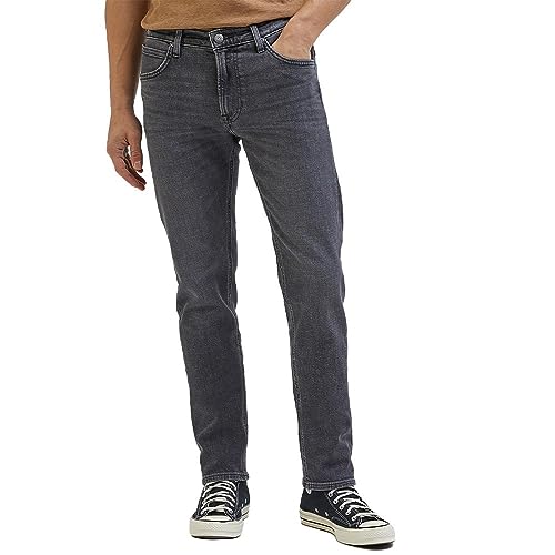 Lee Herren Daren Zip Fly Jeans, Schwarz, 38W / 34L von Lee