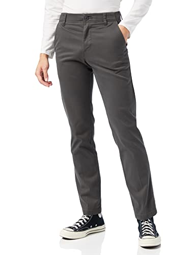 Lee Herren EXTREME MOTION CHINO Pants, DARK GREY, W29 / L32 von Lee