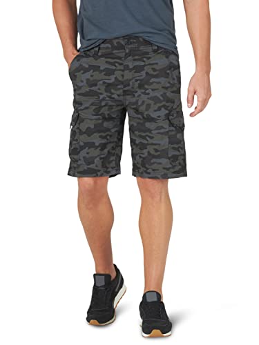 Lee Herren Extreme Motion Crossroad Cargo-Shorts Cargos, Schwarz Camouflage, 56 von Lee