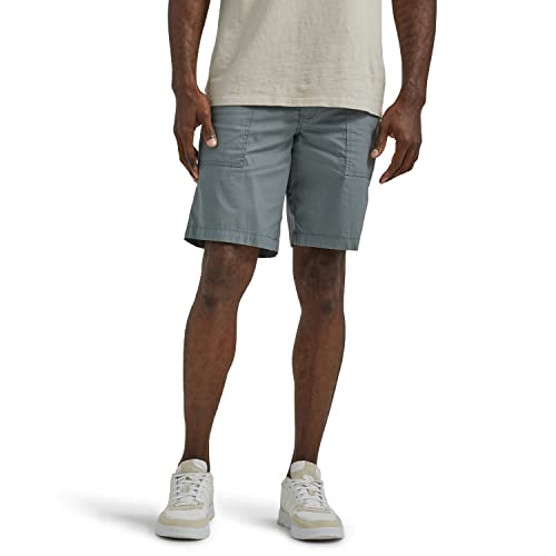 Lee Herren Extreme Motion Flacher Vorderseite, entspannte Passform Shorts, Tech Grey, 46 von Lee