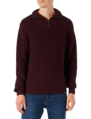 Lee Herren Half Zip Knit Pullover Sweater, Velvet Beet, M EU von Lee