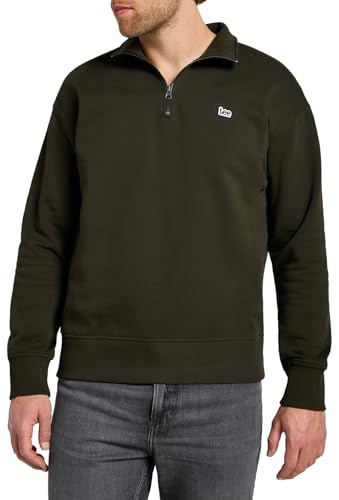 Lee Herren Half Zip Sweatshirt, Olive Night, XL EU Lee Herren Half Zip Sweatshirt, Olive Night, XL EU von Lee