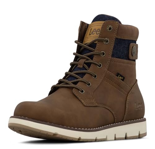 Lee Herren Hudson Chukka-Stiefel, British Tan/Navy Denim, 40 EU Lee Herren Hudson Chukka-Stiefel, British Tan/Navy Denim, 40 EU von Lee