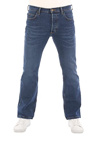 Lee Herren Jeans Bootcut Denver Hose Blau Jeanshose Männer Baumwolle Stretch Denim Blue w40, Farbe: Aged Alva, Größe: 40W / 34L von Lee