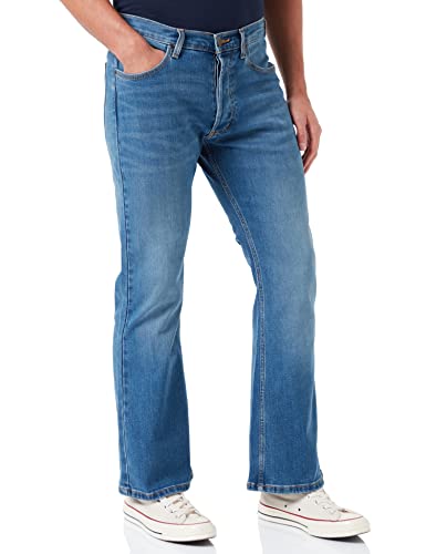 Lee Herren Jeans Jeanshose Denver Bootcut Denim Stretch Hose Baumwolle Blau w30-w44, Blue Used FE, W38 / L34 von Lee