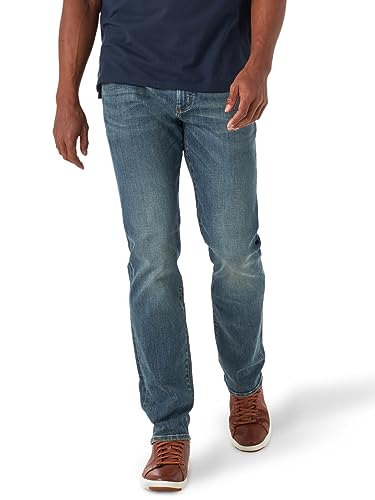 Lee Herren-Jeans Performance Series Extreme Motion Straight Fit mit schmal zulaufendem Bein, MayDay, 36W x 30L von Lee