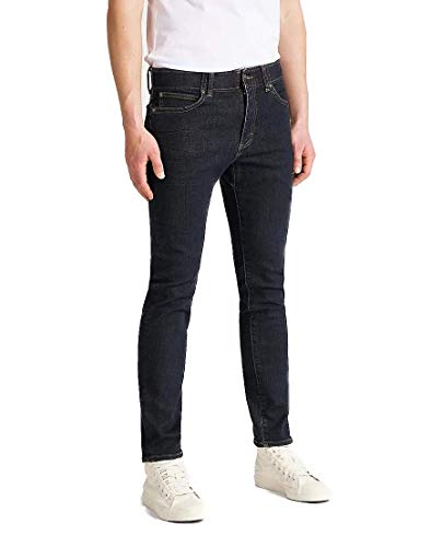 Lee Herren Skinny Fit Xm Night Wanderer Jeans, Schwarz (Night Wanderer Aa), 33W / 32L EU von Lee