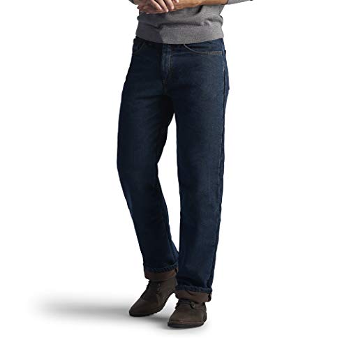 Lee Herren, entspannte Passform, geradem Beine Flanell, Relaxed Fit Jeans, Schwarzer Quarz, mit Fleece gefüttert, 36W / 32L Lee Herren, entspannte Passform, geradem Beine Flanell, Relaxed Fit Jeans, Schwarzer Quarz, mit Fleece gefüttert, 36W / 32L von Lee
