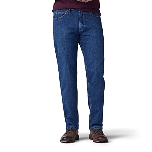 Lee Herren Regular Fit Straight Leg Jeans, Patriot, 38W / 32L von Lee