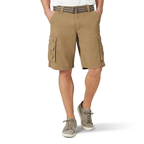 Lee Herren Latzhose Wyoming Cargo-Shorts mit Gürtel Cargos, Rost, 50 von Lee