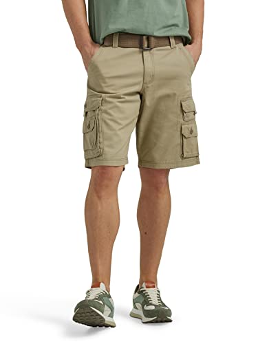 Lee Herren Latzhose mit Gürtel, groß und hoch, Khaki, von Lee
