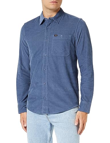 Lee Herren Leesure Shirt, Blau, M EU von Lee