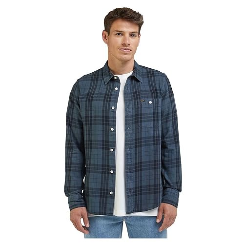 Lee Herren Leesure Shirt, Grau, XL EU von Lee