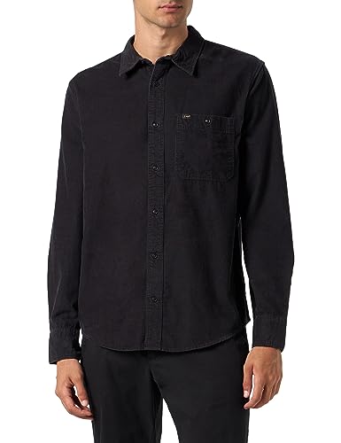 Lee Herren Leesure Shirt, Schwarz, L EU von Lee