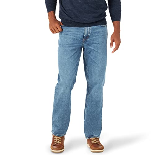 Lee Herren Legendary Relaxed Jeans mit geradem Schnitt, Echtes Blau, 29W / 32L von Lee