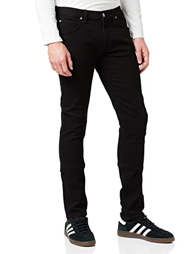 Lee Herren Luke Jeans, Black Clean Black, 29W / 30L von Lee