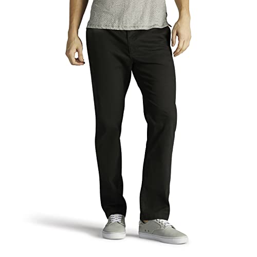 Lee Herren PantPerformance Performance Calç Confortávelperformance Series Extreme Comfort Slim Schlauch Lässige Hose, Schwarz, 33W / 34L von Lee