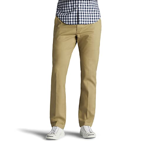 Lee Herren PantPerformance Performance Calç Confortávelperformance Series Extreme Comfort Slim Schlauch Lässige Hose, Taupe, 42W / 30L von Lee