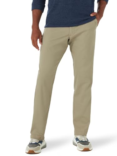 Lee Herren Pantalones Performance Calça Relaxada Extremamente Confortávelperformance Series Extreme Comfort Relaxed Pants Lässige Hose, Khaki, 32W / 32L von Lee