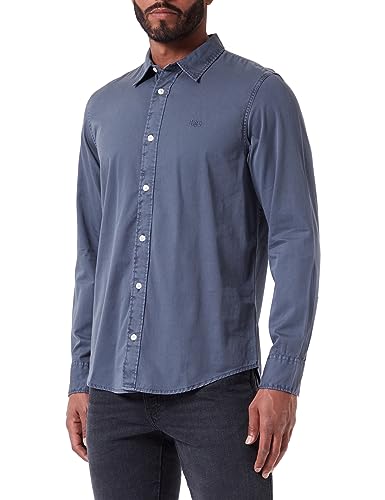 Lee Herren Patch Shirt, Grau, M EU von Lee