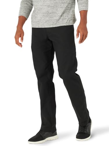 Lee Herren Performance Series Extreme Comfort Cargo Lässige Hose, Schwarz, 33W / 32L von Lee