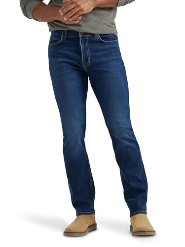 Lee Extreme Motion Herren-Jeans, Normale Passform, gerades Bein, nachteule, 40W / 32L von Lee