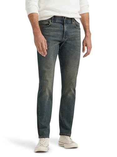 Lee Herren Extreme Motion Straight Taper Jeans, Maverick, 42W / 32L von Lee