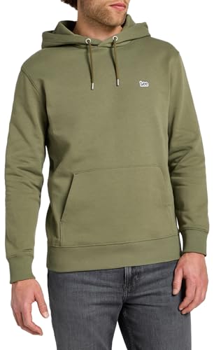Lee Herren Plain Hoodie Hooded Sweatshirt, MERCANTILE Green, XXL von Lee