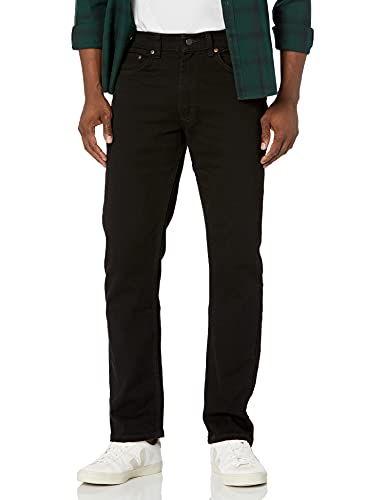 Lee Herren Premium Select Regular Fit Straight Leg Jeans, Doppel schwarz, 31W / 34L von Lee