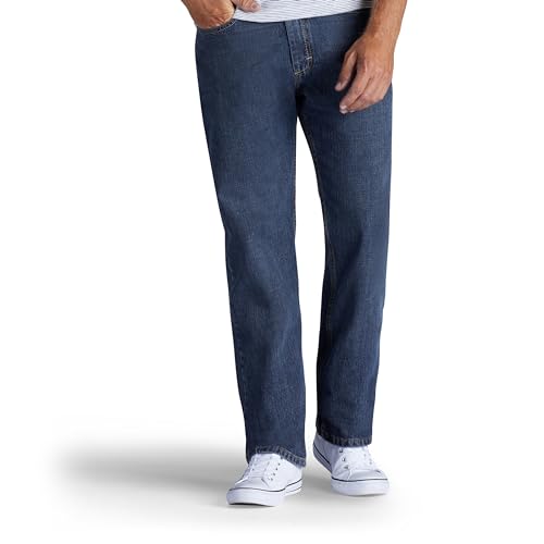 Lee Herren Premium Select Straight Leg Jeans mit lockerer Passform, Calypso Wiskered, 30W / 32L von Lee