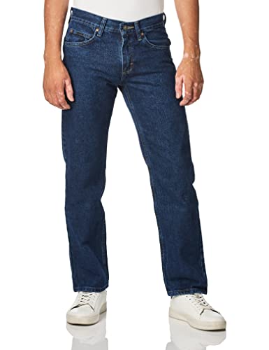 Lee Herren Regular Fit Straight Been jeans, Dark Stone, 29W / 30L EU von Lee