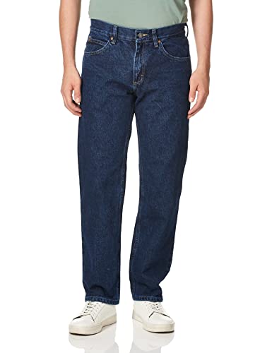 Lee Herren Regular Fit Straight Leg Jeans, Dark Stone, 35W / 32L von Lee