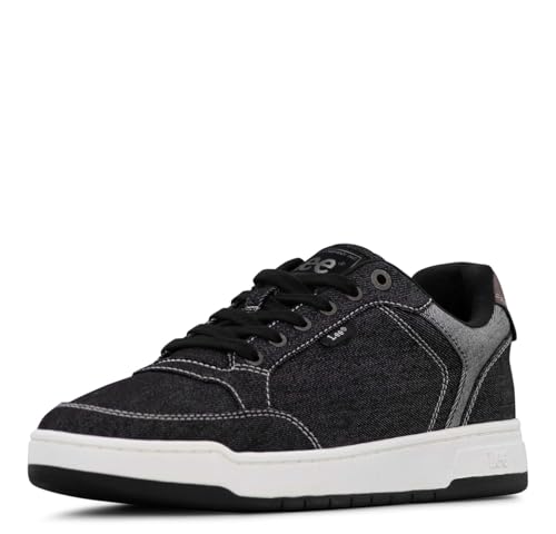 Lee Herren Roland Sneaker, Schwarz Denim, 43 EU von Lee