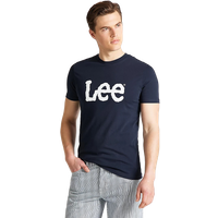 Lee Herren Rundhals T-Shirt Wobbly Logo von Lee