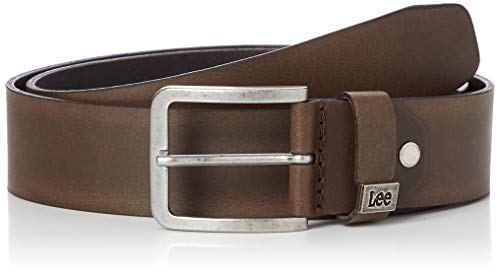 Lee Herren SMALL Logo Belt Gürtel, Braun (Dark Brown 24), 100 von Lee