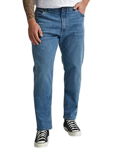 Lee Herren Straight Fit MVP Extreme Motion Jeans, Middle Of The Night, 32/36 von Lee