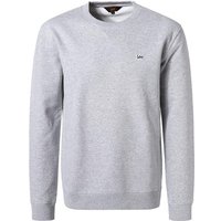 Lee Herren Sweatshirt grau Baumwolle unifarben von Lee