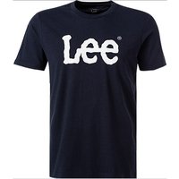 Lee Herren T-Shirt blau Baumwolle von Lee