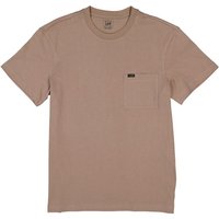 Lee Herren T-Shirt braun Baumwolle von Lee