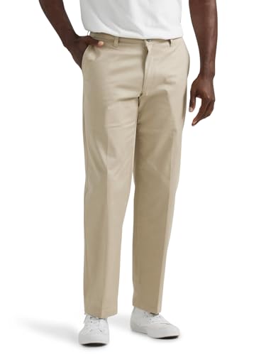 Lee Herren Total Freedom Stretch Relaxed Fit Flat Front Hose, Sand, 29W / 32L von Lee