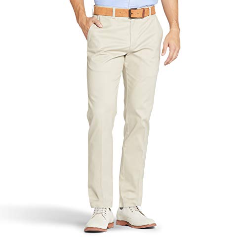 Lee Herren Total Freedom Stretch Slim Fit Flat Front Pant Unterhose, Sand, 38W / 34L von Lee