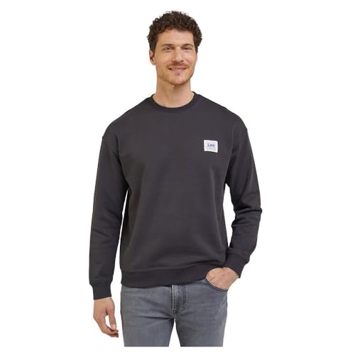 Lee Herren Workwear Sweatshirt, Schwarz, XL EU von Lee