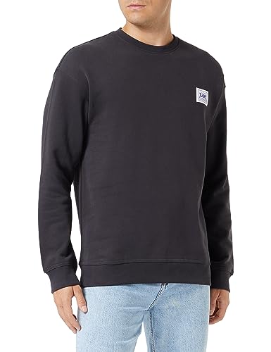 Lee Herren Workwear Sweatshirt, Schwarz, XL EU von Lee